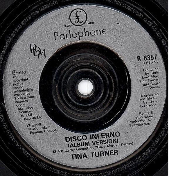 Tina Turner : Disco Inferno (7")