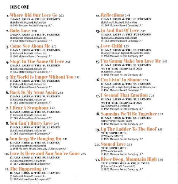 The Supremes : 40 Golden Motown Greats (2xCD, Comp, RE)