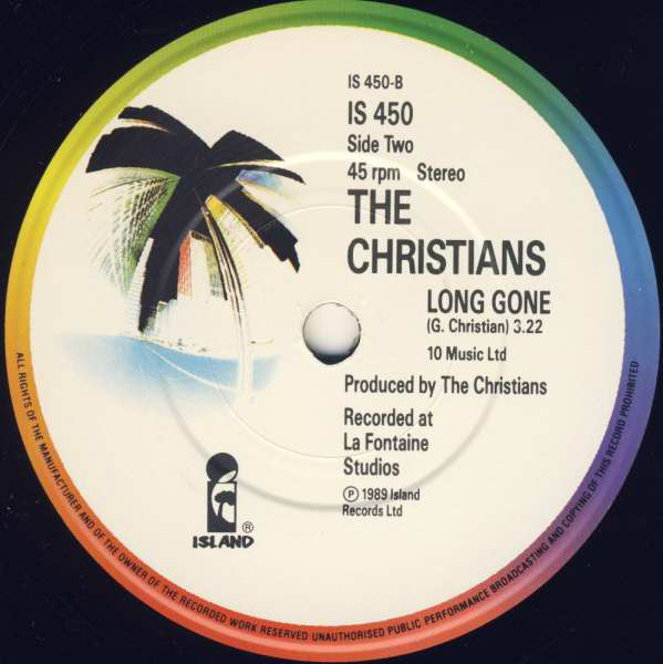 The Christians : Words (7", Single, Pap)