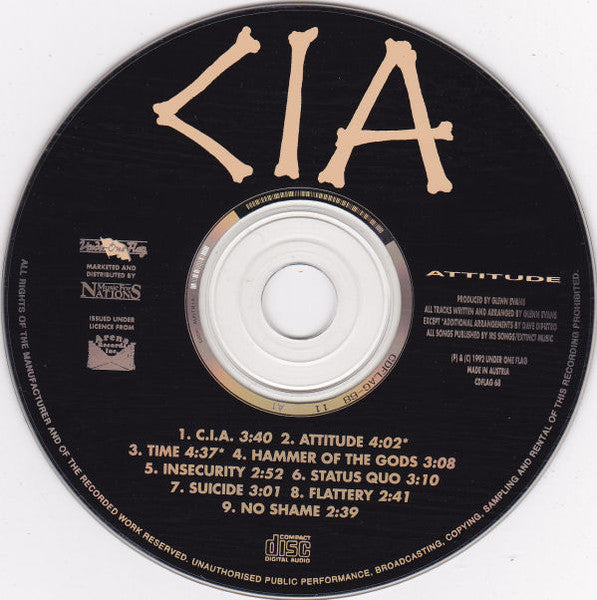 C.I.A. (10) : Attitude (CD, Album)