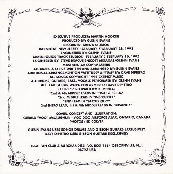 C.I.A. (10) : Attitude (CD, Album)