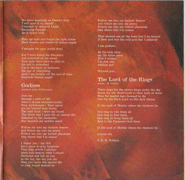 Crown Of Thorns : The Burning (CD, Album)