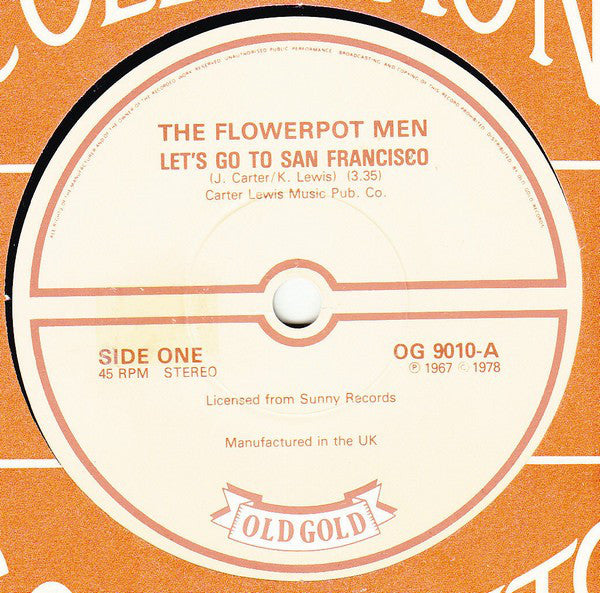 Flower Pot Men : Let's Go To San Francisco / Sweet Baby Jane (7", RP)