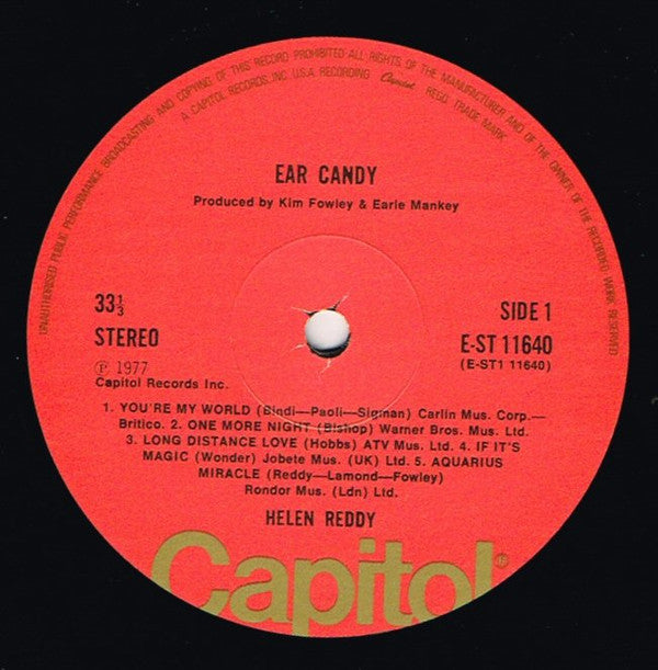 Helen Reddy : Ear Candy (LP, Album)