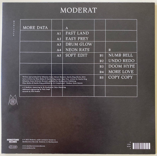 Moderat : More D4ta (LP, Album)