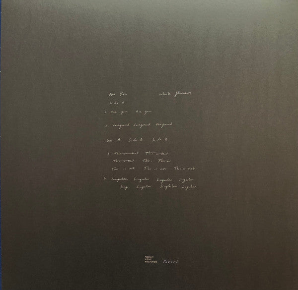 White Flowers : Are You (12", EP, Ltd, Cre)