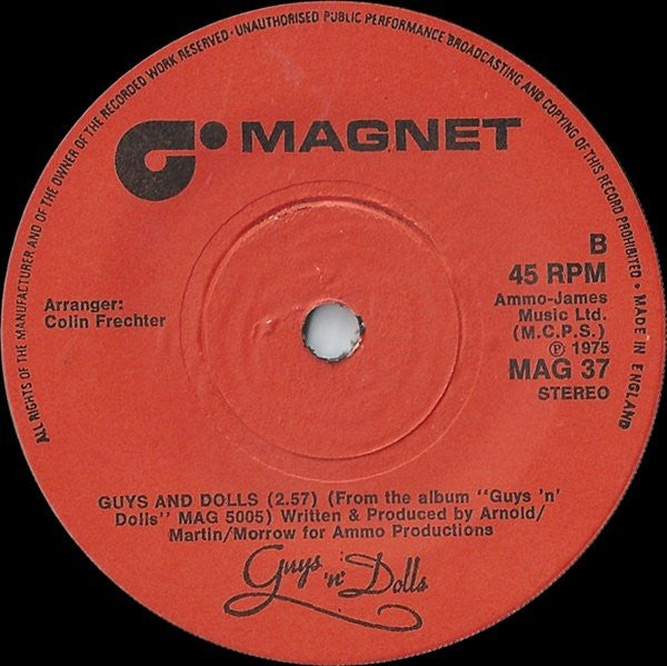 Guys 'n Dolls : Let's All Get Together (7", Sol)