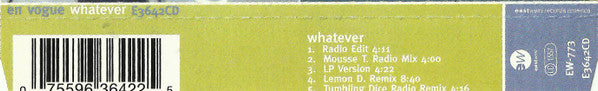En Vogue : Whatever (CD, Single)