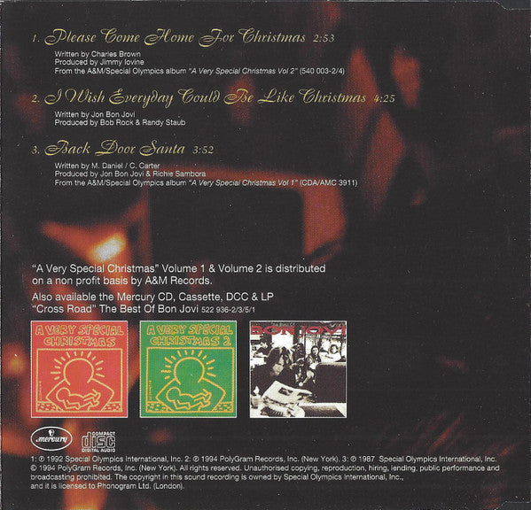 Bon Jovi : Please Come Home For Christmas (CD, Single)