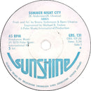 ABBA : Summer Night City (7", Single)