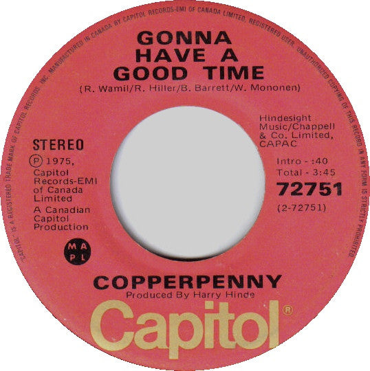 Copperpenny : Disco Queen (7", Single)