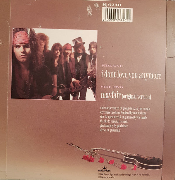 The Quireboys : I Don't Love You Anymore (7", Single)