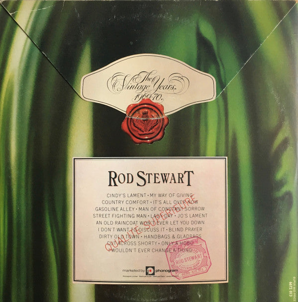 Rod Stewart : The Vintage Years 1969-70 (LP, Album, RE + LP, Album, RE + Comp)