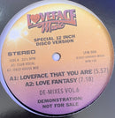 Loveface : De-Mixes Vol.6 (12", Promo)