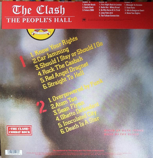 The Clash : Combat Rock + The People's Hall (LP, Album, RE, RM + LP, Comp + LP, S/Sided, Comp +)