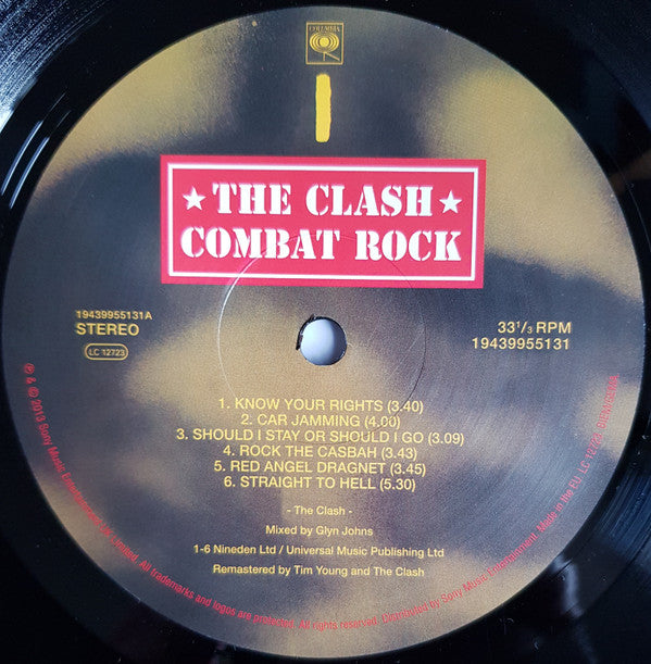 The Clash : Combat Rock + The People's Hall (LP, Album, RE, RM + LP, Comp + LP, S/Sided, Comp +)