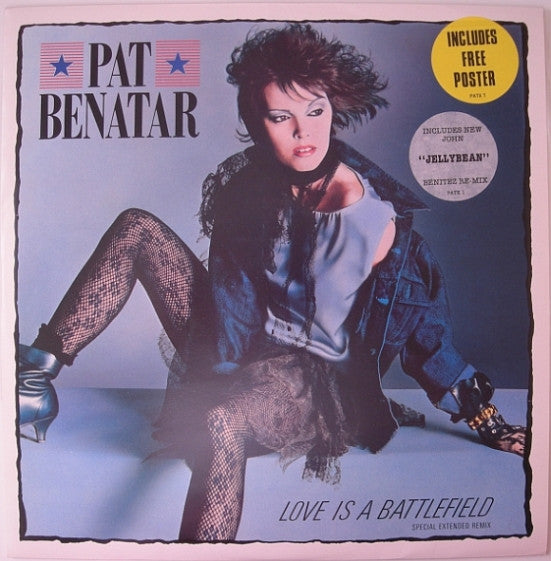 Pat Benatar : Love Is A Battlefield (Special Extended Remix) (12", Single, Pos)