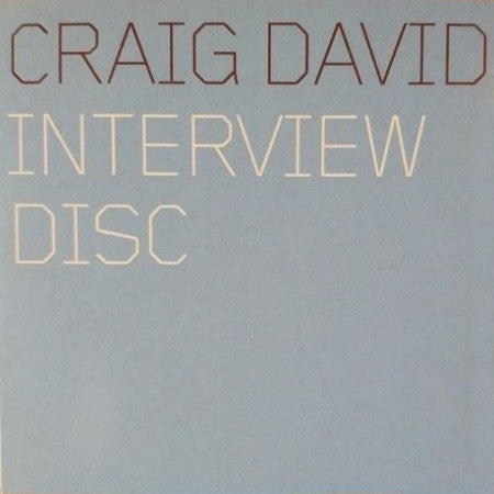 Craig David : Interview Disc (CD, Promo)