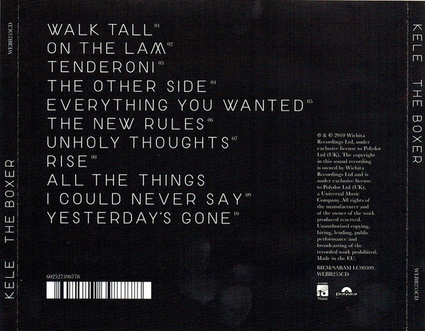 Kele* : The Boxer (CD, Album)
