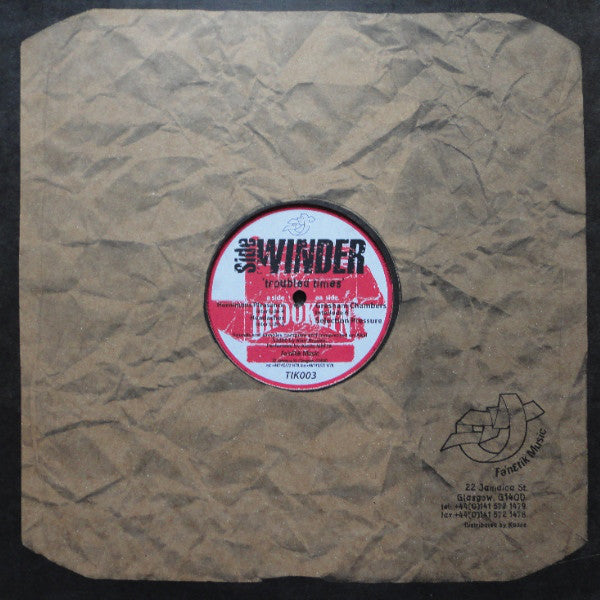 Sidewinder : Troubled Times (12")