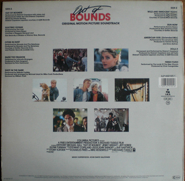 Various : Out Of Bounds Original Motion Picture Soundtrack (LP, Comp)