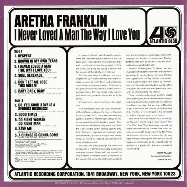 Aretha Franklin : Original Album Series (Box, Comp, RE + CD, Album, RE + CD, Album, RE + CD)