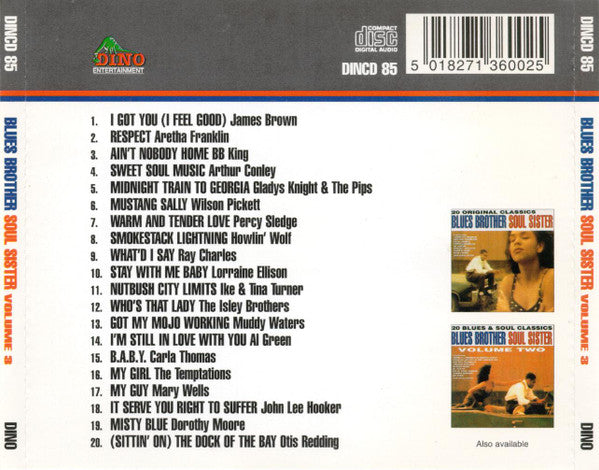 Various : Blues Brother Soul Sister Volume Three (CD, Comp)