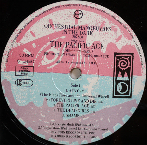 Orchestral Manoeuvres In The Dark : The Pacific Age (LP, Album)