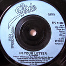 REO Speedwagon : In Your Letter (7")