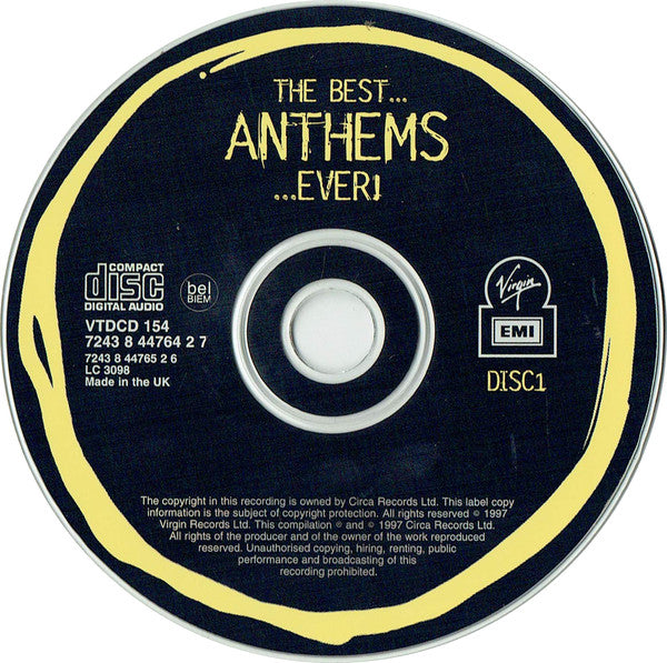 Various : The Best...Anthems...Ever! (2xCD, Comp)