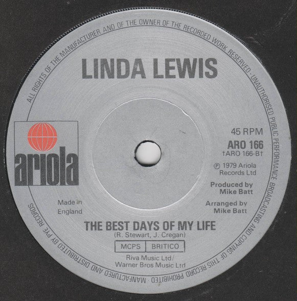 Linda Lewis : I'd Be Surprisingly Good For You (7", Single, Sol)