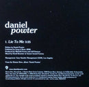 Daniel Powter : Lie To Me (CD, Single, Promo)