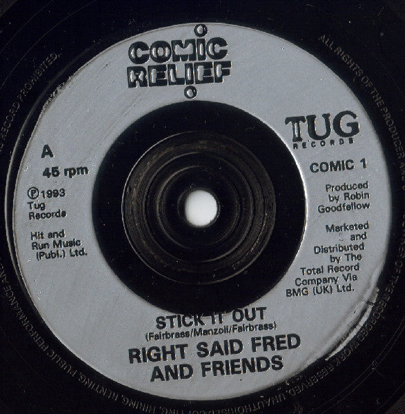 Right Said Fred : Stick It Out (7", Single)
