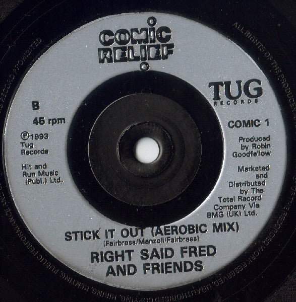 Right Said Fred : Stick It Out (7", Single)