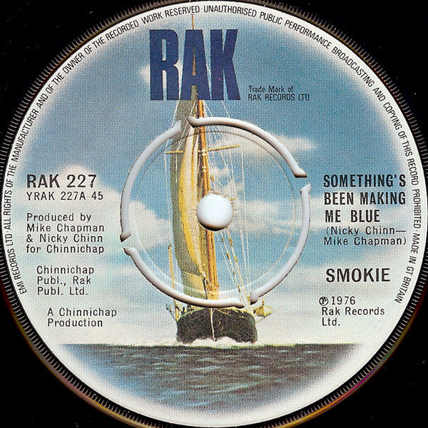 Smokie : Something's Been Making Me Blue (7", Single)