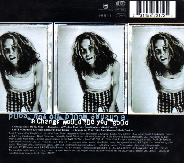 Sheryl Crow : A Change Would Do You Good (CD, Single, Ltd, Dig)