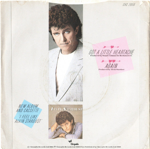 Alvin Stardust : Got A Little Heartache (7", Single)