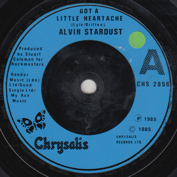 Alvin Stardust : Got A Little Heartache (7", Single)