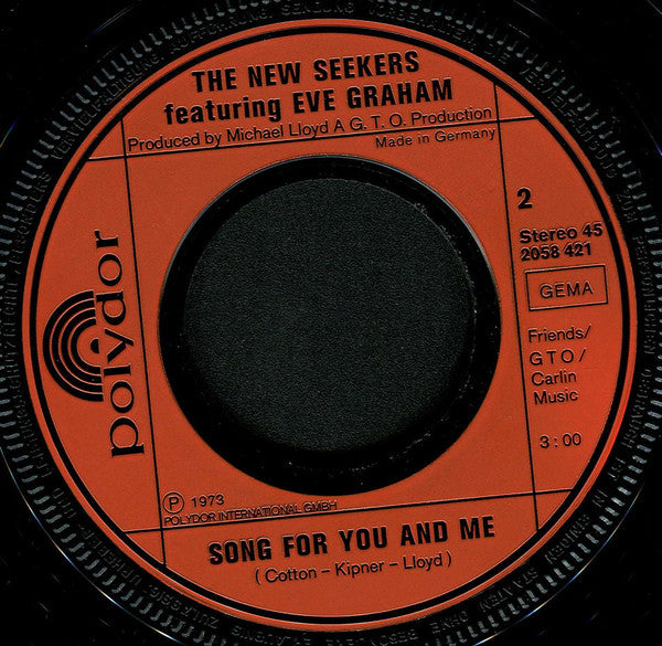 The New Seekers : You Won't Find Another Fool Like Me (7", Single)