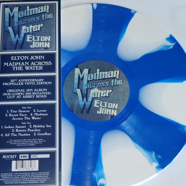 Elton John : Madman Across The Water (LP, Album, Ltd, RE, RM, Blu)
