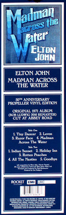 Elton John : Madman Across The Water (LP, Album, Ltd, RE, RM, Blu)