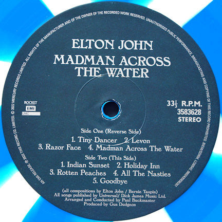 Elton John : Madman Across The Water (LP, Album, Ltd, RE, RM, Blu)