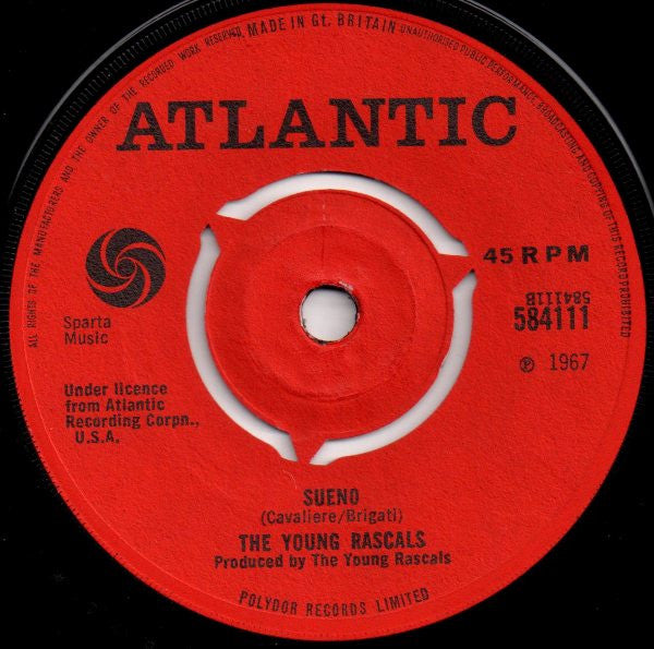 The Young Rascals : Groovin'  (7", Single, 3-p)