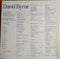 David Byrne : Songs From "The Catherine Wheel" (LP, Album, Wes)