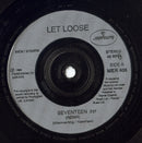 Let Loose : Seventeen (7", Bad)