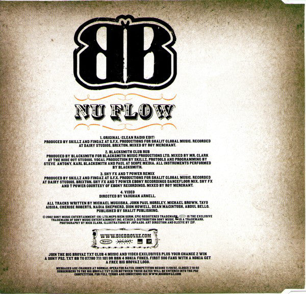 Big Brovaz : Nu Flow (CD, Single, Enh, CD1)