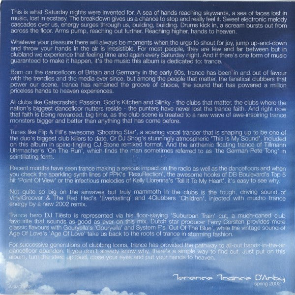 Various : Hands To Heaven - The Ultimate Sound Of Euphoric Trance (2xCD, Comp, Mixed)