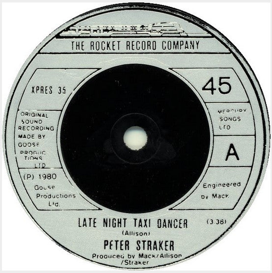 Peter Straker : Late Night Taxi Dancer (7", Single)