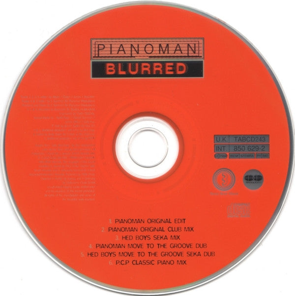 Pianoman : Blurred (CD, Single)