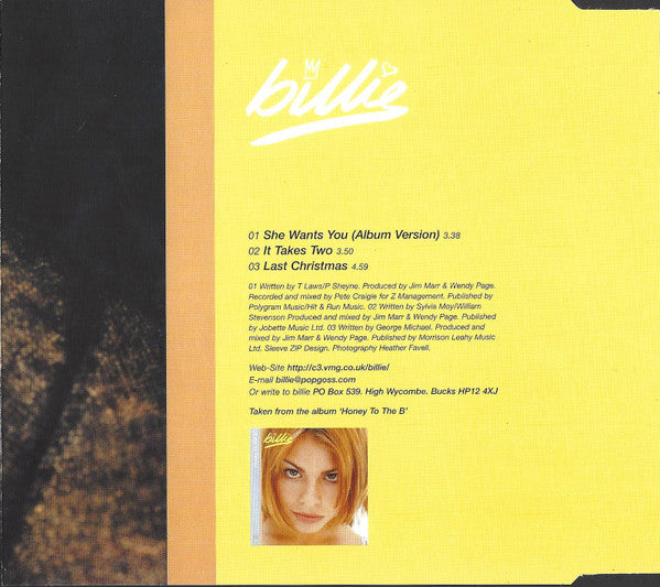 Billie Piper : She Wants You (CD, Single, CD1)